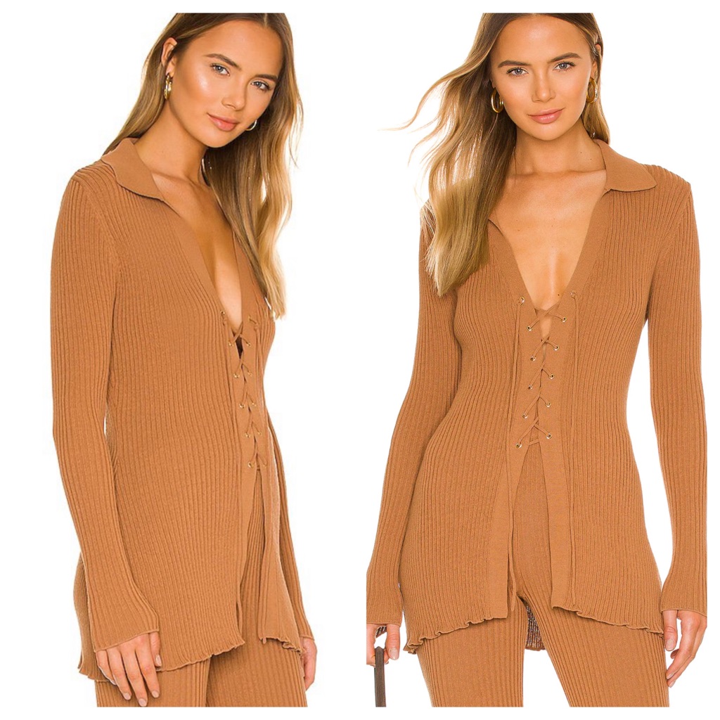 Misha Rosie Top In Tawny Birch
